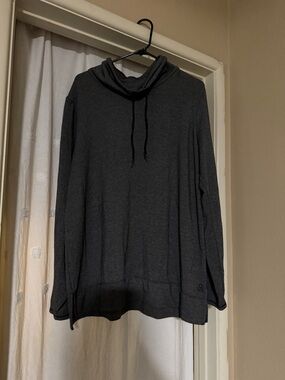 Cuddl Duds Charcoal Gray Turtleneck Pullover